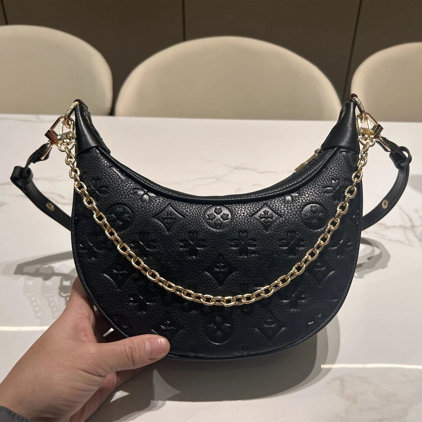 Designer Bags Embossed Flower Large Capacity the Tote Bag Fashion Sac Femme Leather Women Shoulder Bags Messenger Handbags Purse Female Backpack Shopping Bag