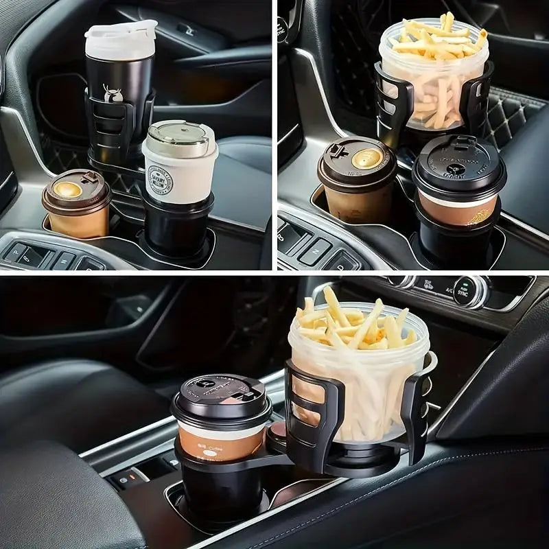 Car Cup Holder Expander for Car Adapter Adjustable Multifunctional Dual Cup Holder with Phone Holder Aromatherapy Organizers New