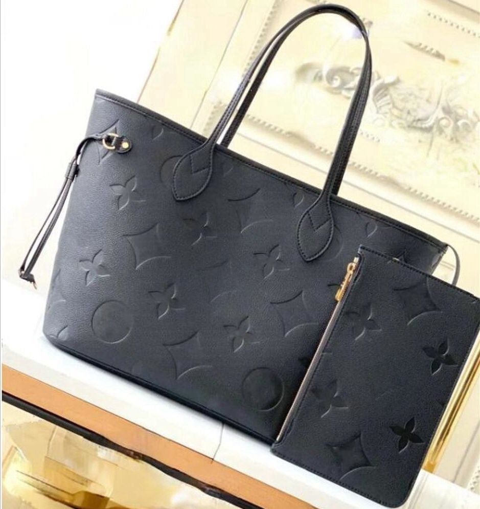 Designer Bags Embossed Flower Large Capacity the Tote Bag Fashion Sac Femme Leather Women Shoulder Bags Messenger Handbags Purse Female Backpack Shopping Bag